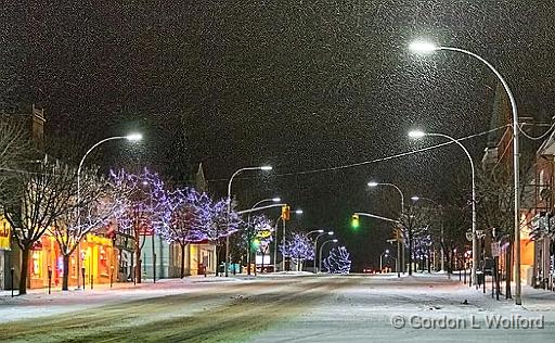 Snowy Beckwith Street_02563-70.jpg - First significant snowfall of the winter photographed at Smiths Falls, Ontario, Canada.